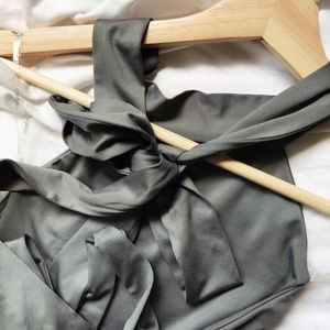 Zachary The Label fitted midi halter dress